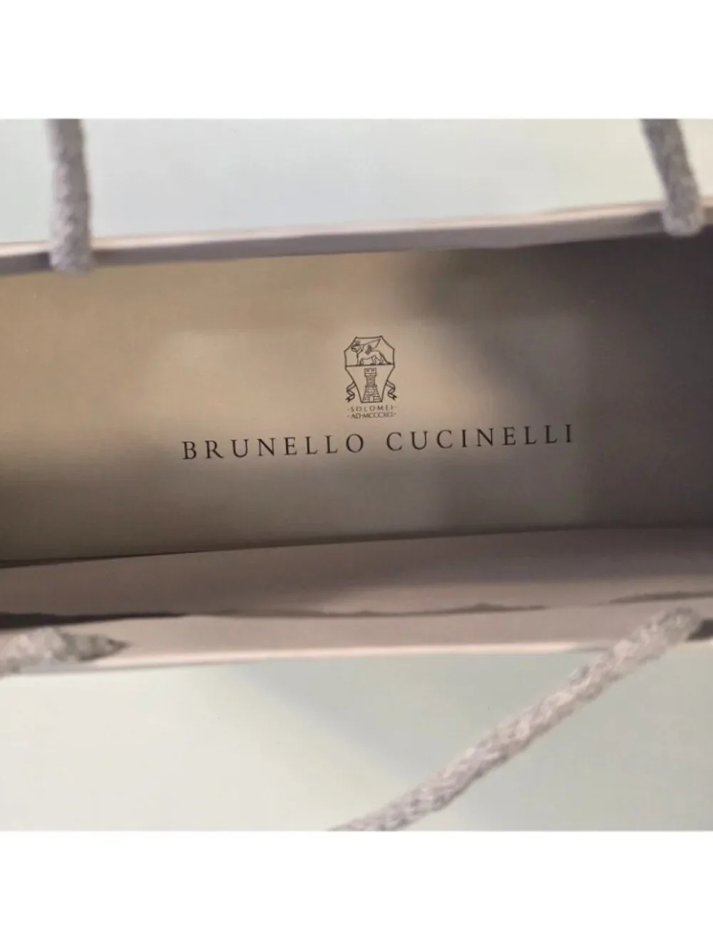 BRUNELLO CUCINELLI Paper Gift Shopping Bag 12.5